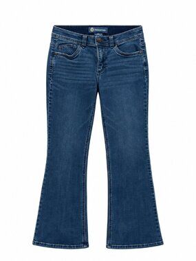 Democracy Ab Solution Jeans Womens 8 Bootcut Stretch Denim Blue 31 Inseam AQ